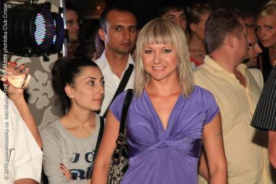 Módní přehlídka v klubu Cristal