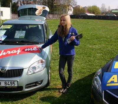 Hosteska České Budejovice promo akce AAA AUTO