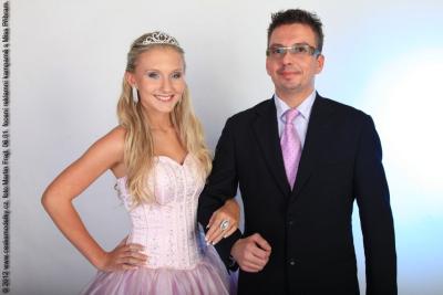 Focení vítězky Miss Příbramska pro reklamní kampan