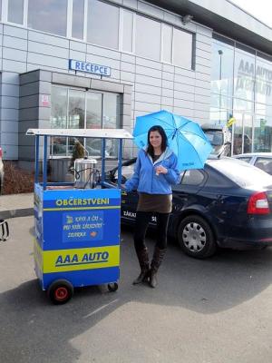 Zajištění hostesky pro AAA AUTO
