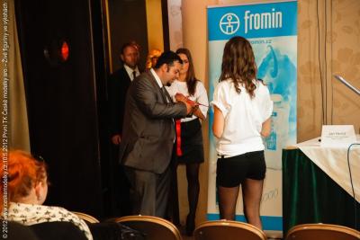 Prvni tisková konference České modelky s.r.o