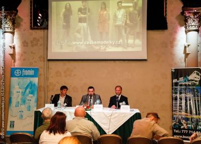Prvni tisková konference České modelky s.r.o