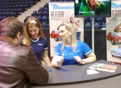 Hostesky pro AAA AUTO Pardubice