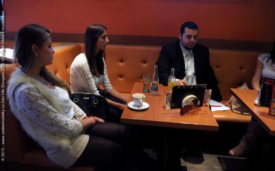 Setkání generálního ředitele s modelkami