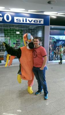 Maskoti na dni děti v Mlade Boleslavi