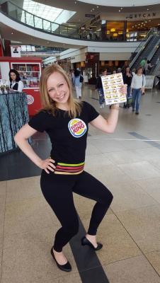 Hosteska pro Burger King OC Harfa