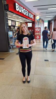 Hosteska pro Burger King OC Harfa