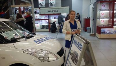 Teplice hosteska v OC Galerie