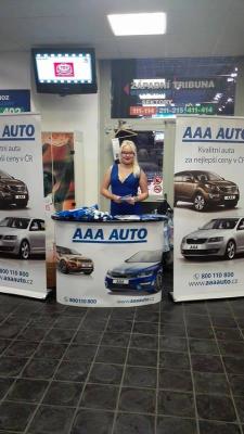 Hosteska v Pardubicich pro AAA AUTO