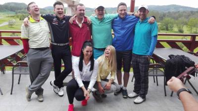 Caddy girl lors d'un tournoi de golf