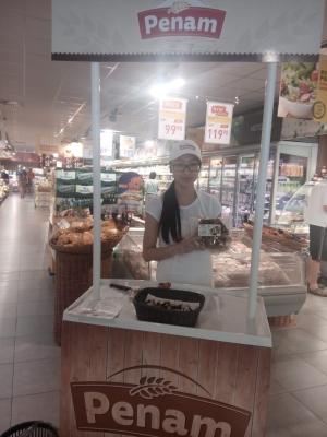 Ochutnávky pečiva pro Penam a.s v Praze