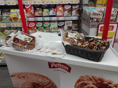 Ochutnávky pečiva pro Penam a.s v Praze