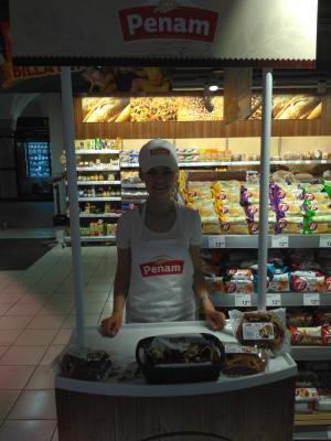 Ochutnávky pečiva pro Penam a.s v Praze