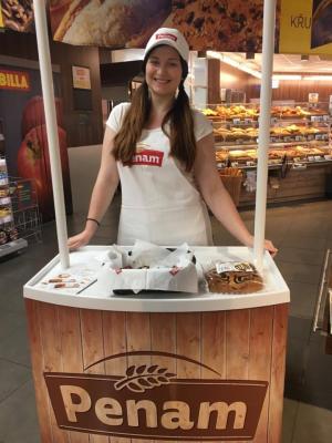 Ochutnávky pečiva pro Penam a.s v Praze