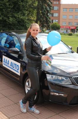 Hosteska na Barum Czech Rally Zlín