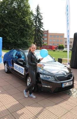 Hosteska na Barum Czech Rally Zlín