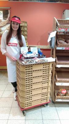 Promoteurs de la dégustation de la pâtisserie Penam České Budějovice