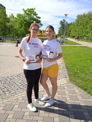 Zajistili jsme hostesky pro volebni kampan, lokace Praha 9